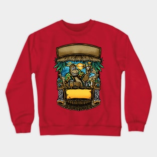 gorilla beach bar Crewneck Sweatshirt